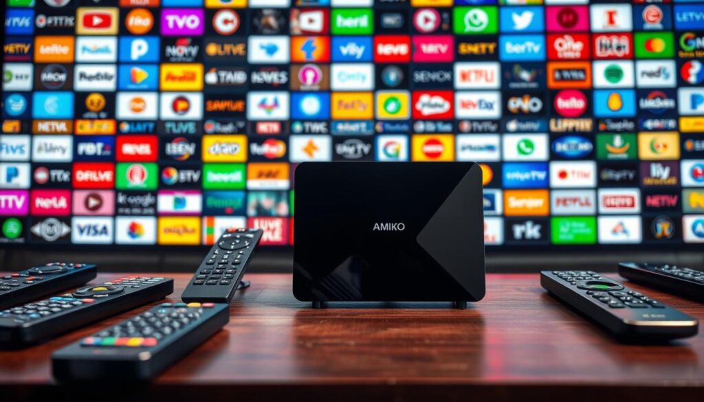 AMIKO IPTV Box TV-kanalen